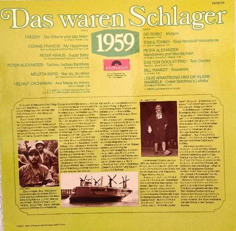 Dischi in vinile: Schallplatte LP "Das waren Schlager 1959" – Usato da Dielsdorf venduto da SHOES_BY_SYLVI 1