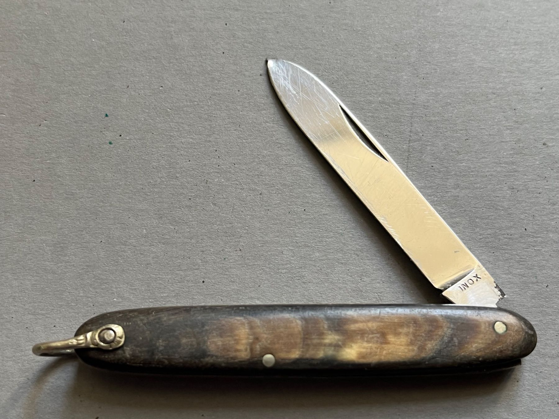 Couteaux de poche: Altes Sackmesser INOX 80 mm - Horn – D'occasion à Zürich par FV.vintage 4