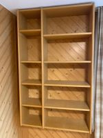 Bücherregal Holz mit Unterteilung