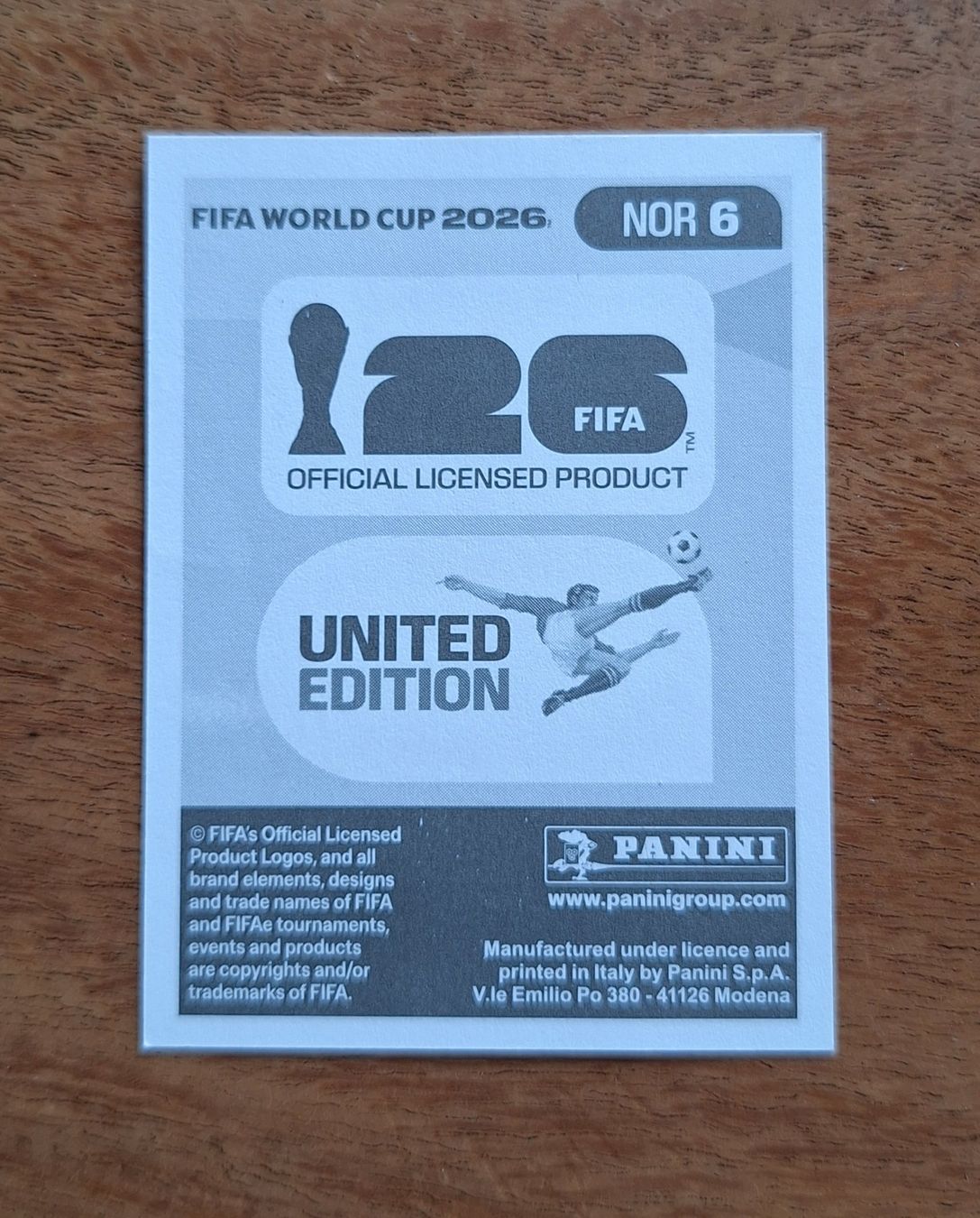 Panini Carte collezionabili: Panini Marcus Holmgren Pedersen NOR 6 – Nuovo (secondo la descrizione) da Romanens venduto da Crocette 1