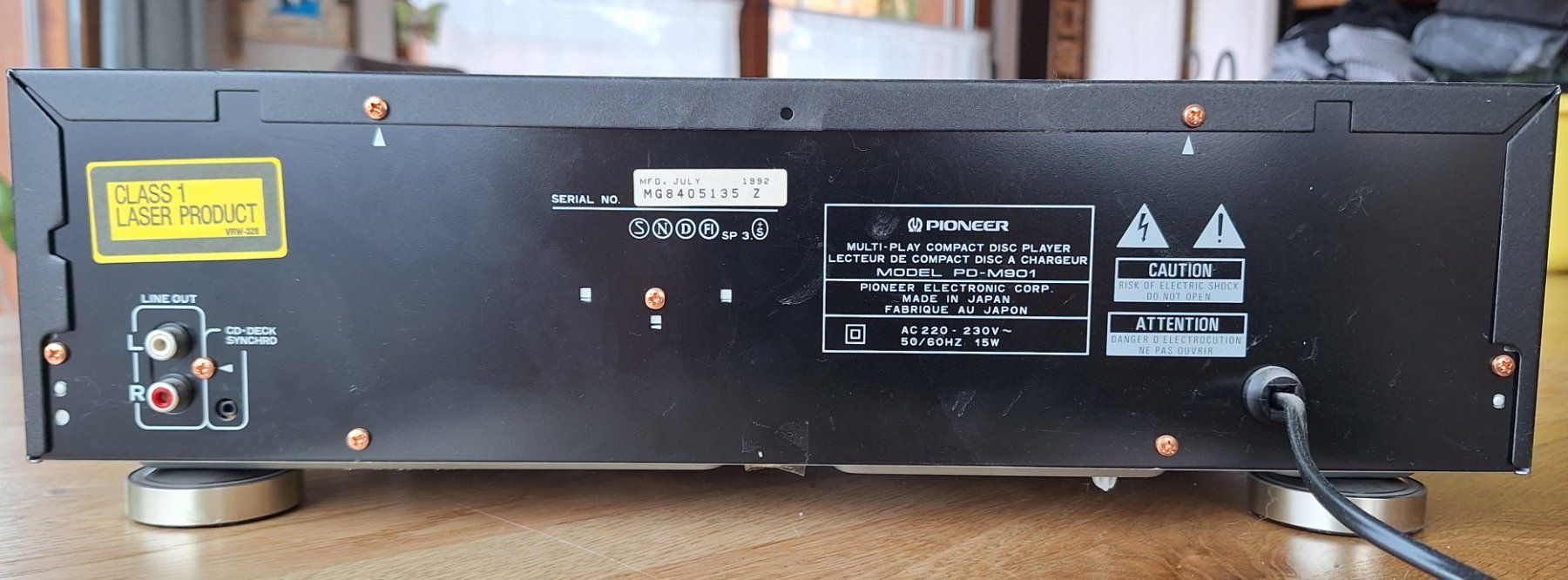 CD: Lecteur disque compact PIONNER PD-M901 – Usato da Basse-Nendaz venduto da Jocood 1