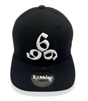 666 3D Embroidered Snapback Cap – neu