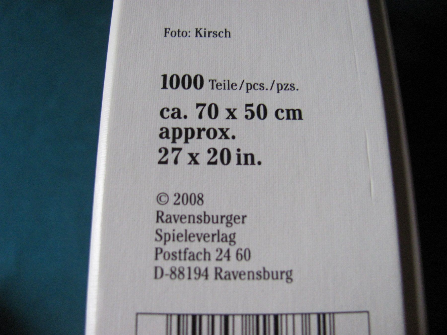 Ravensburger Puzzle: Ravensburger Puzzle Dresden, 1000 Teile, komplett – Usato da Itingen venduto da wali19 2