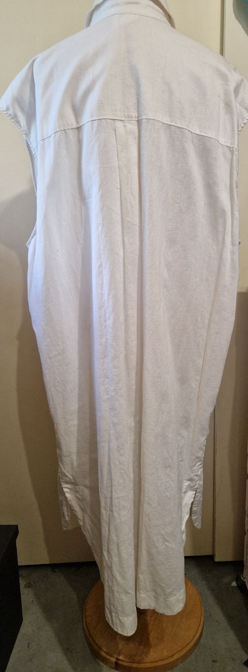 H&M Robes: Damen Kleid weiss, Gr. XL, ärmellos, Leinenoptik – Neuf (Voir description) à Oberengstringen par Sheera7 3