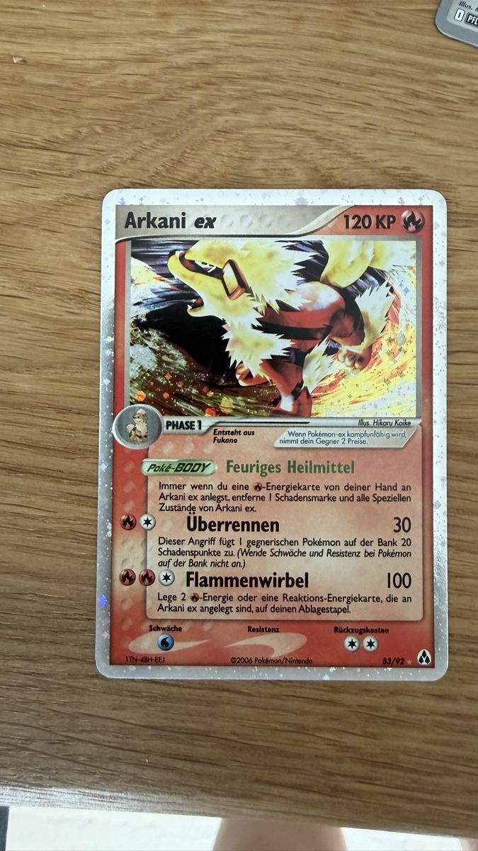 Pokémon Sammelbilder & Trading cards: Pokemon Karte Arkani ex Deutdch – Gebraucht aus Sulgen von WhiskersAway
