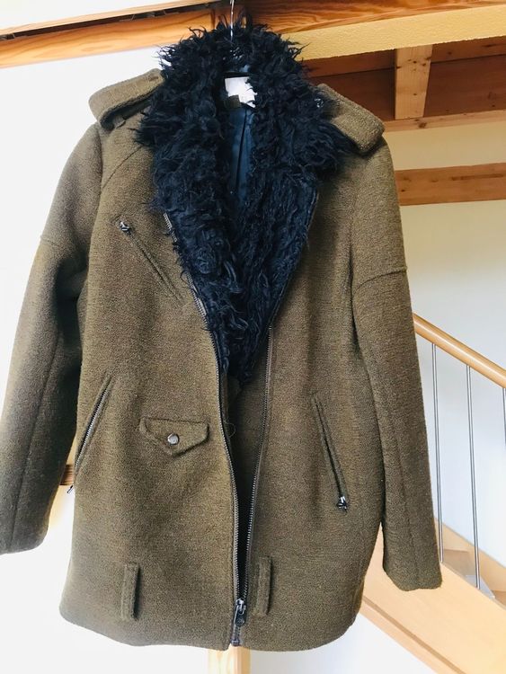 Veste Barney's En Véritable Cuir Doré Taille M - Neuve Avec étiquettes, Ajourée, Toutes Saisons
