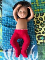 Puppenkleider Sasha Baby, Strumpfhosen rot, Original 70-er