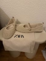 Ballerines ZARA tressées beige taille 35 - NEUVE