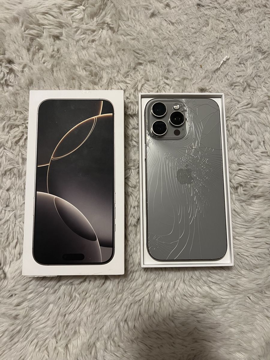 Apple Telefoni cellulari / Smartphones: iPhone 16 Pro Max 256 Go Gris Cosmos, dos brisé – Usato da Urtenen-Schönbühl venduto da Big.sanad 2