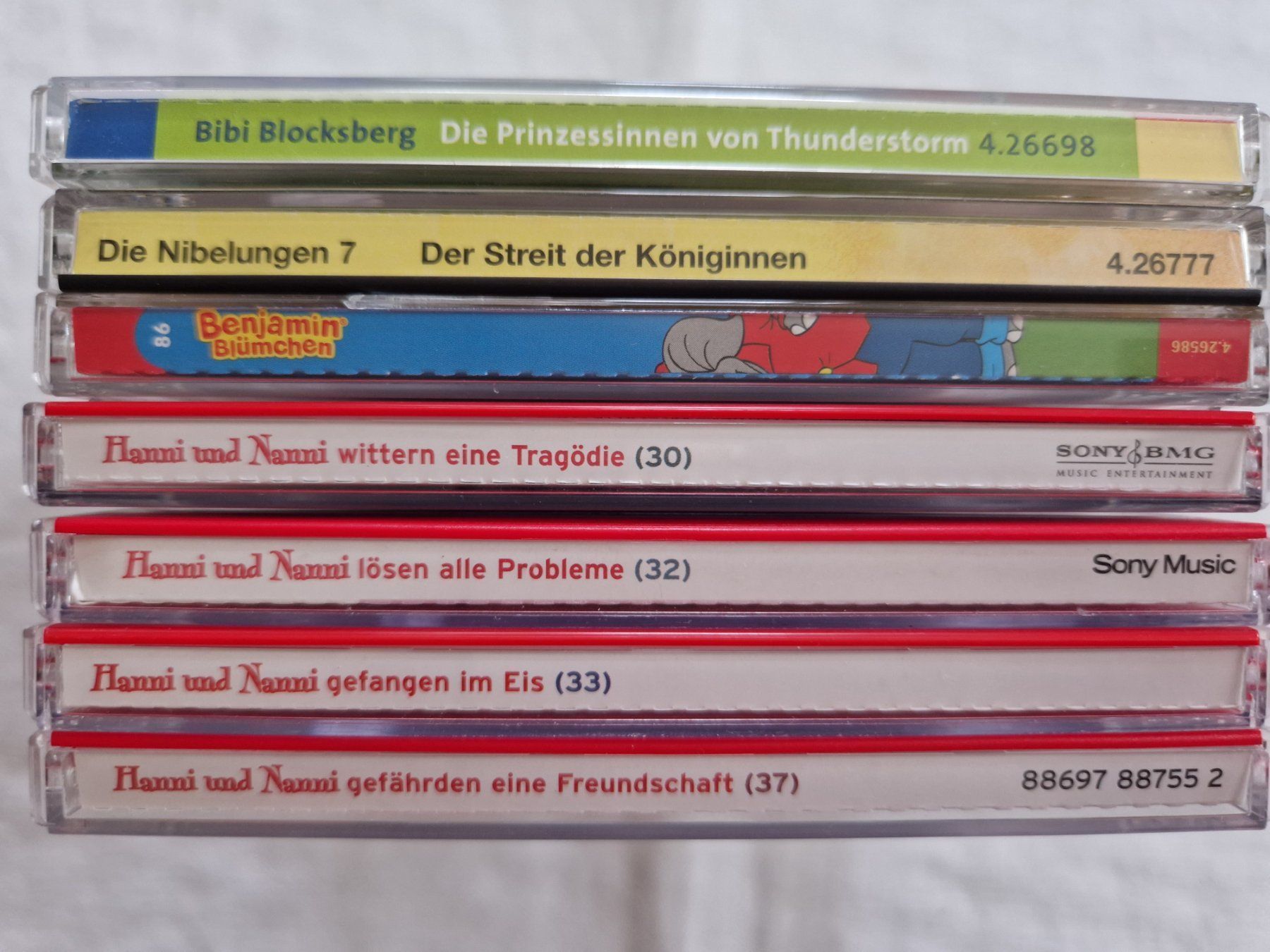 CDs: 7× Kinder-CD's Hanni und Nanni, Benjamin Blümchen, Bibi – Gebraucht aus Rebstein von Ajs_Toy_Palast_1 2