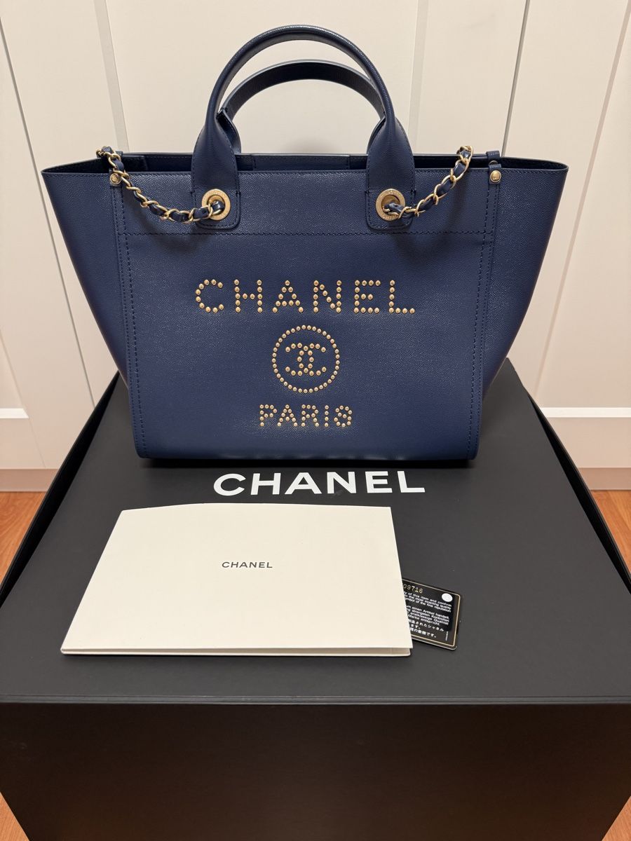 Chanel Borse da donna: Chanel Deauville Shopper – Usato da Lohn-Ammannsegg venduto da aemu12