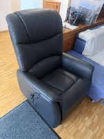Sessel MIRIAM RELAX Leder schwarz wie neu