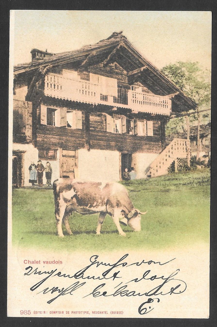 Ansichtskarten: Landwirtschaft VD Chalet Vaudoise – Gebraucht aus Olten von clotaldi