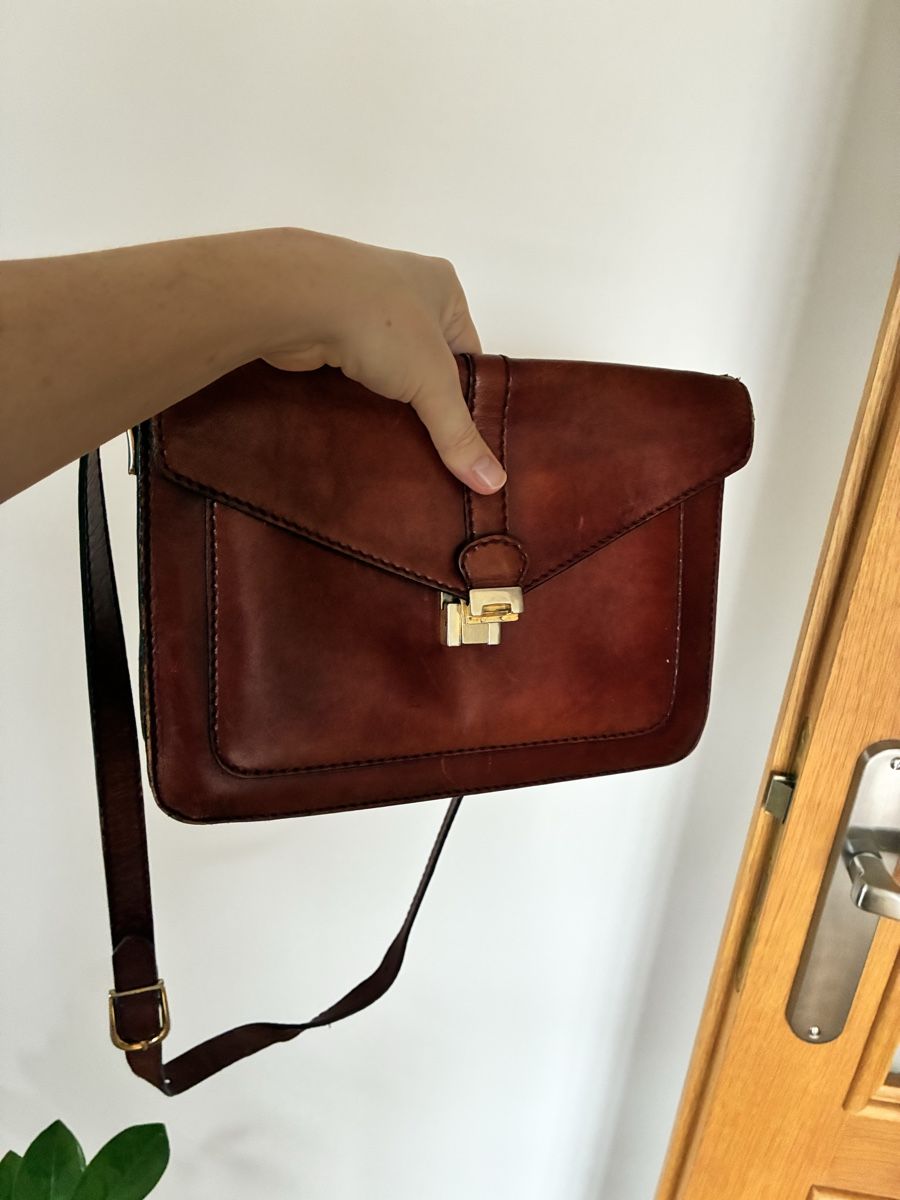 Borse da donna: Vintage Leather Bag - Stylish – Usato da Untersiggenthal venduto da mic_ksv9