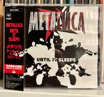 METALLICA „Until It Sleeps“ JAPAN 6-Track CD OBI w/3 Live!