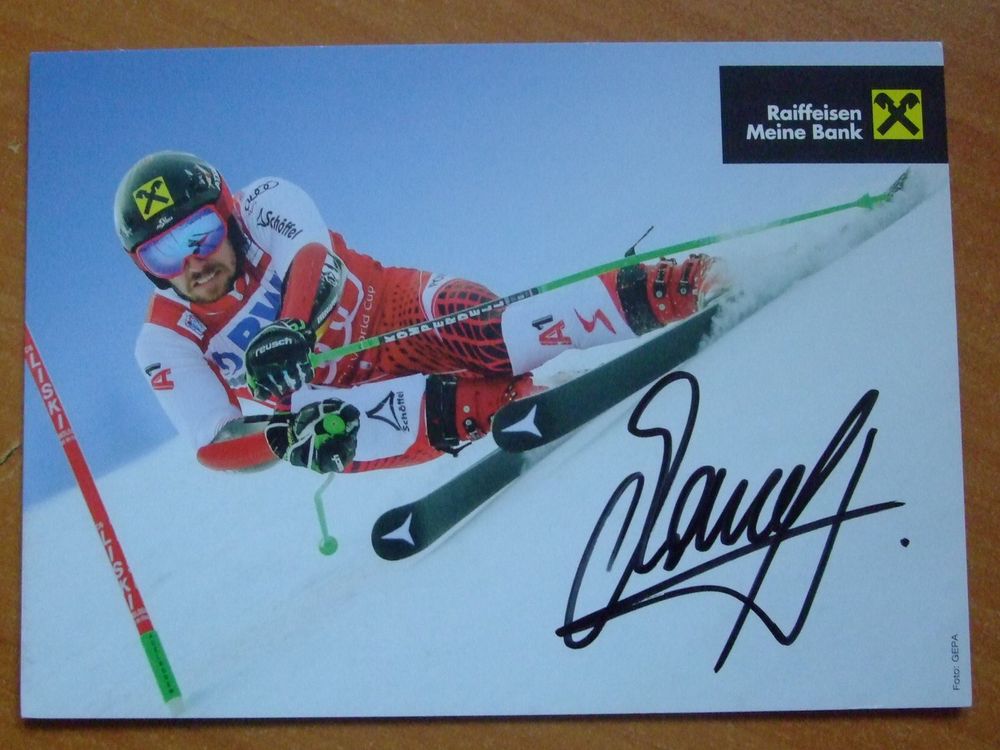 MARCEL HIRSCHER (AUT) AUTOGRAMMKARTE (Gebraucht) in Schachen b. Reute ...