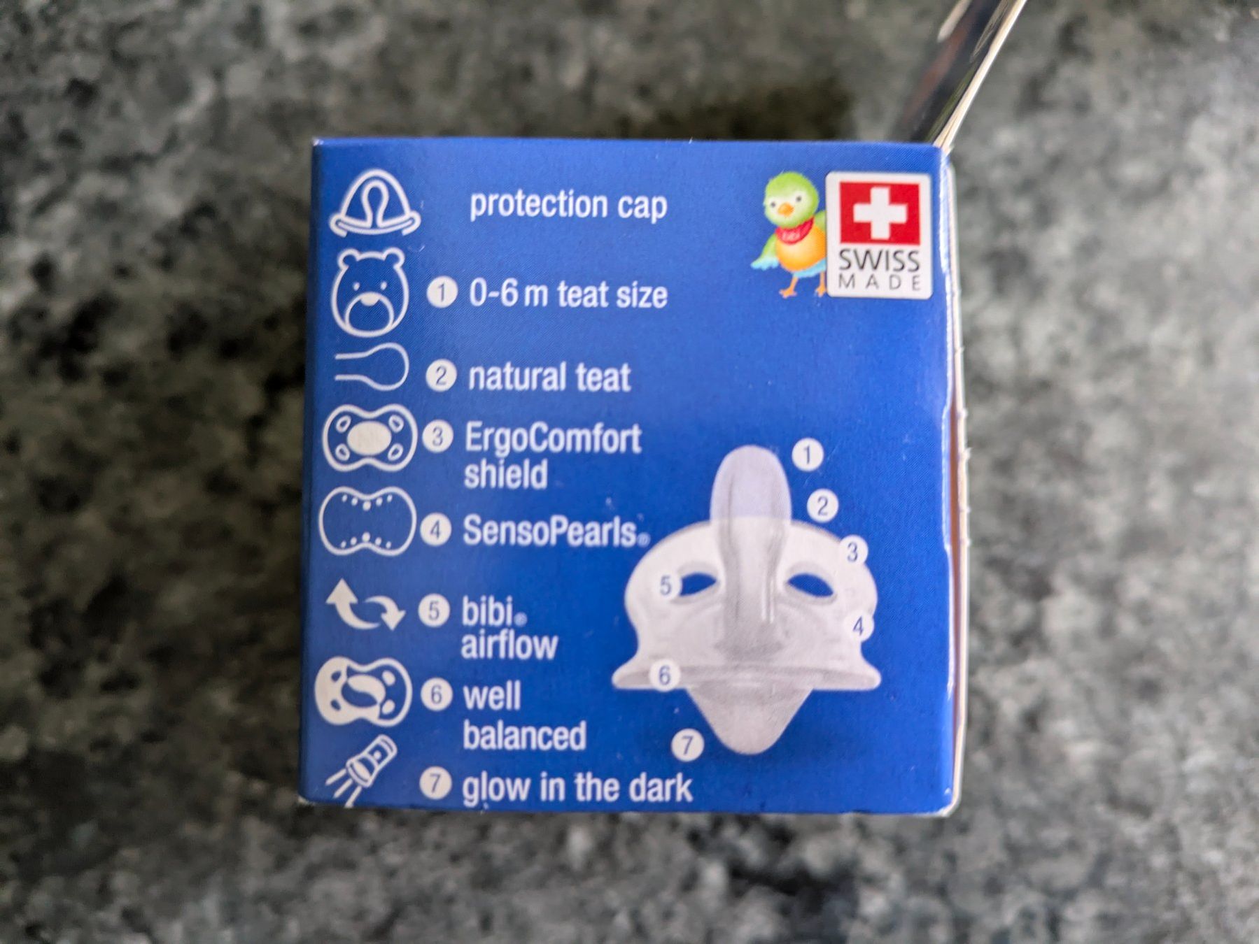 Succhiotti & catenelle porta ciuccio: Bibi Nuggi 0-6 M, neu – Usato da St. Gallen venduto da Lila_238 3