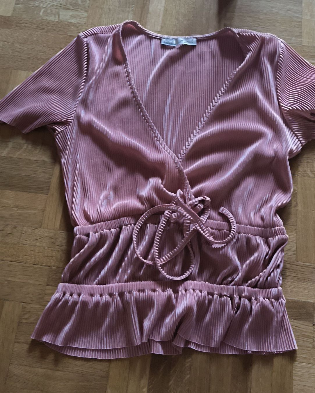 Pull&Bear Camicette: Damen Bluse Rosa Grösse S kurze Aermel gebraucht – Usato da Forst venduto da reniii17