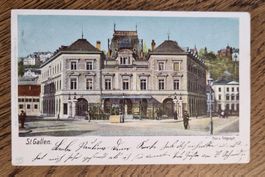 St. Gallen, Post- und Telegraphgebäude 1902, n. Neuchâtel