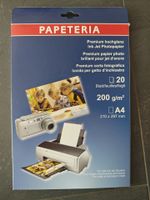 Papeteria Fotopapier A4 200g/m2 glänzend 20 Blatt neu