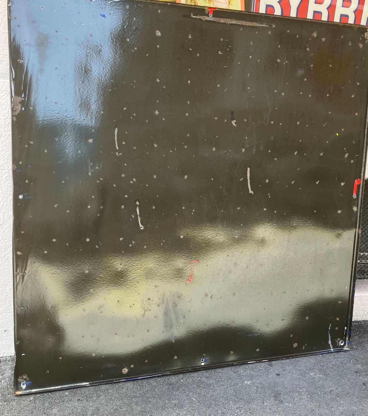 Insegne: EMAILSCHILD BUILLON KUB - 96 x 96 CM – Usato da Basel venduto da lagavulin02 4