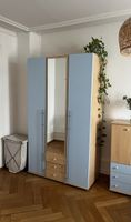 Kleiderschrank mit Spiegel, 3 Türen