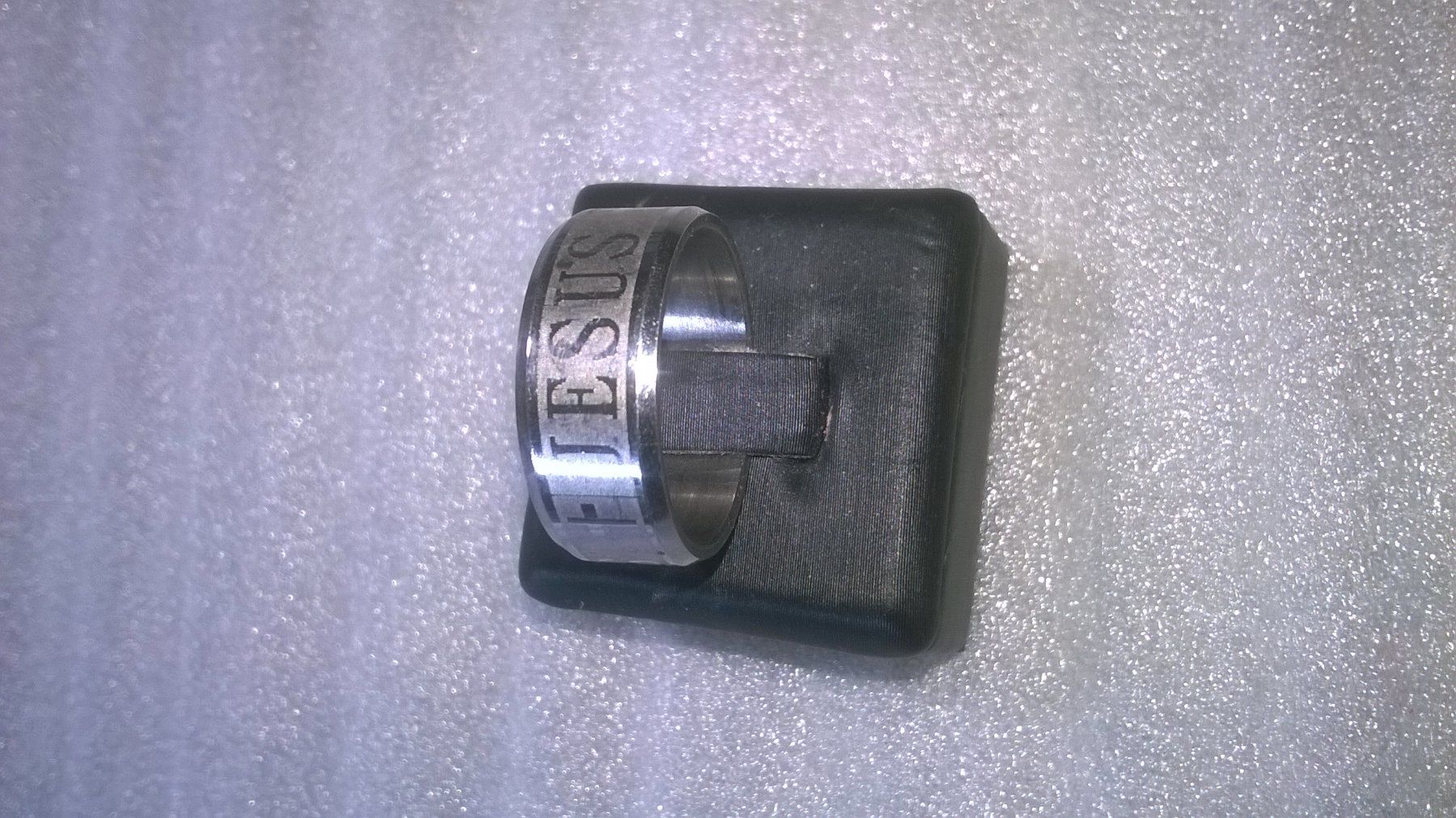 Ringe: ring edelsthal,,,mit jesus geschrieben,,,glanzig und matte – Neu (gemäss Beschreibung) aus Basel von bijoutrie_4 2