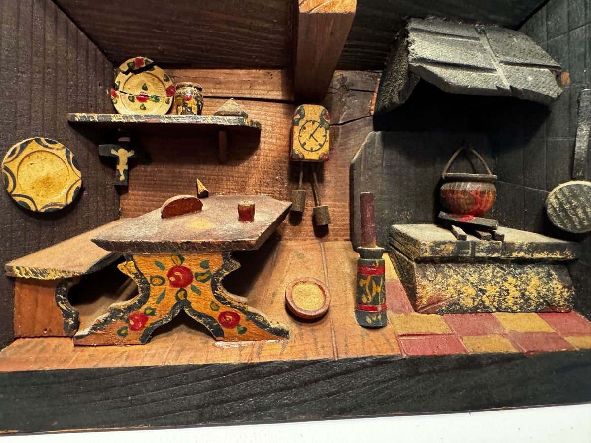 Foto & Immagini: 3D Wandbild Holz Blumen – Usato da Egg b. Zürich venduto da Brocki_Insel_Egg 1