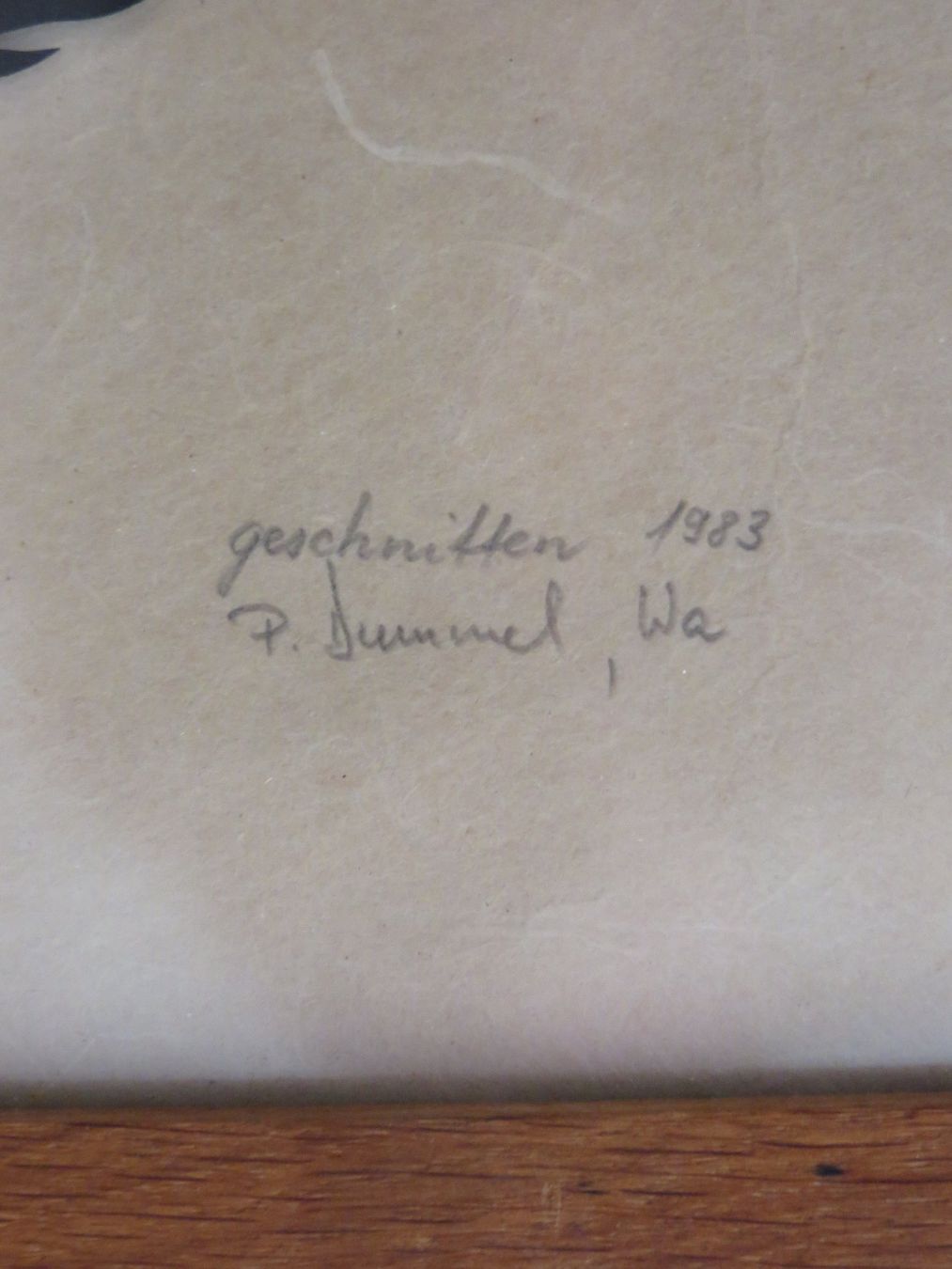 Arts picturaux & lithographies: Peter Dummel Scherenschnitt – D'occasion à Bad Ragaz par FutureZ 2