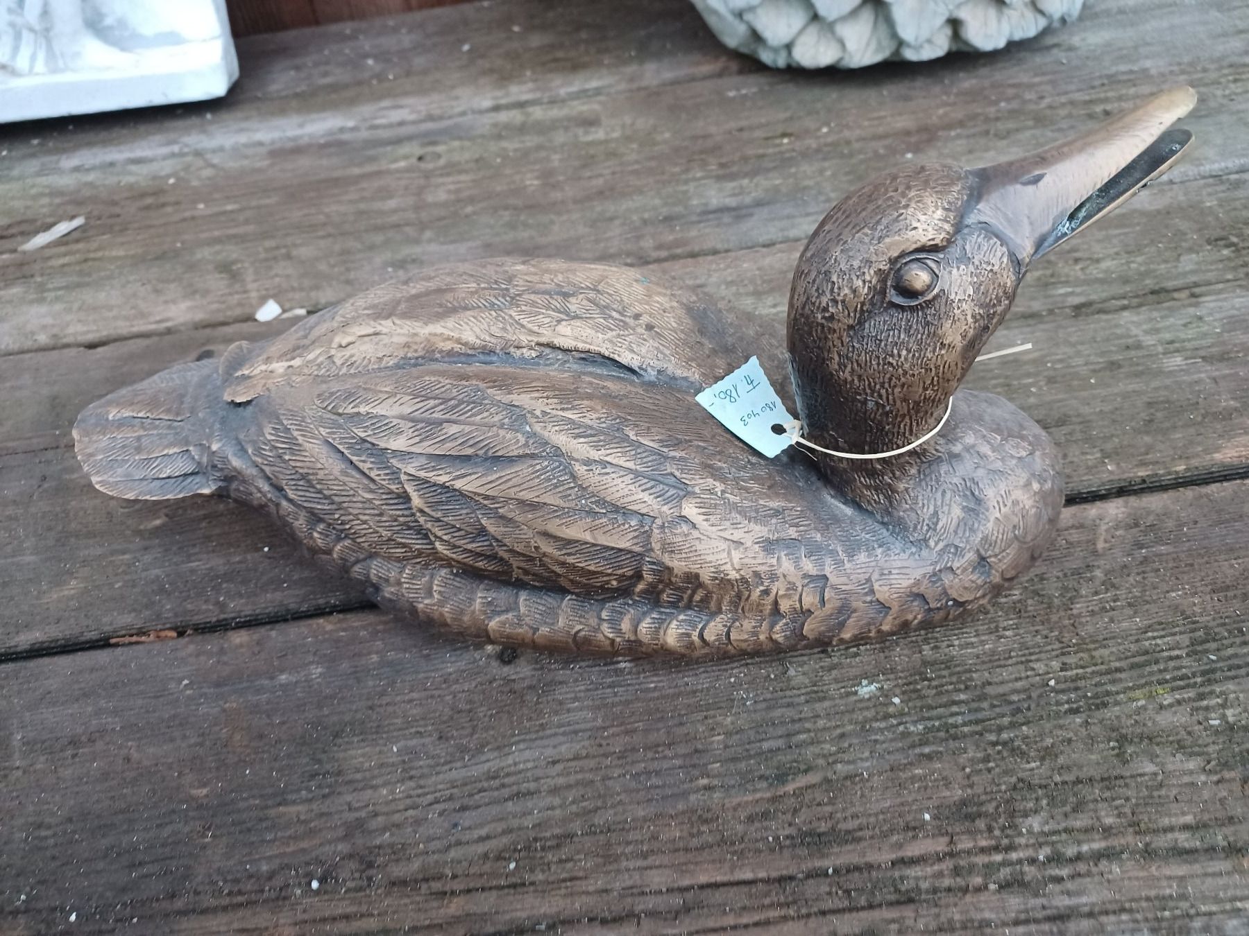 Statuette: Ente aus Bronze – Nuovo (secondo la descrizione) da Wangen a.Aare venduto da Schneckenparadies 1