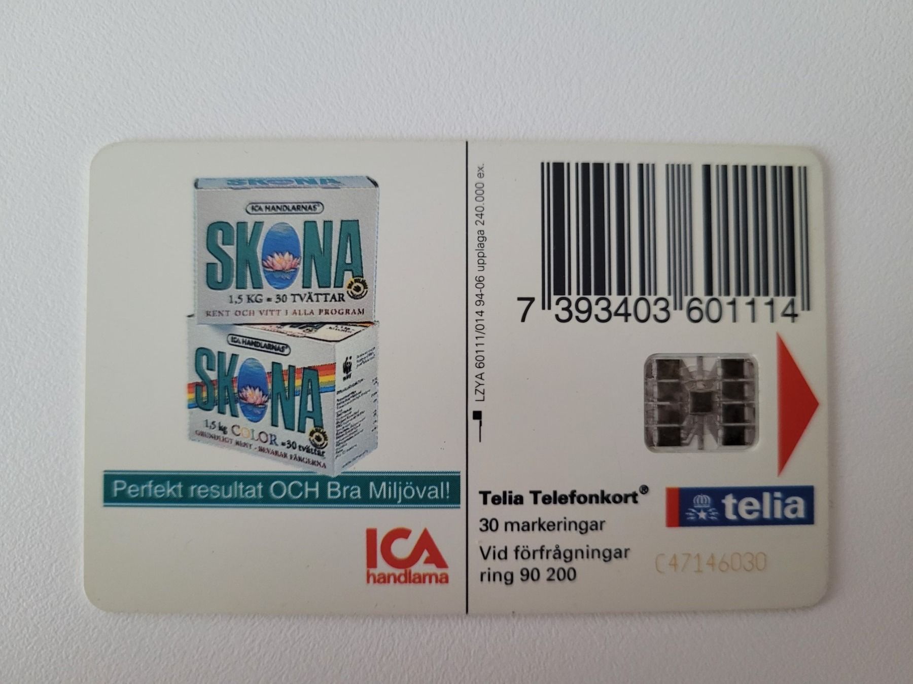 Schede telefoniche: Telefonkarte Schweden – Usato da Inwil venduto da Flower2325 1