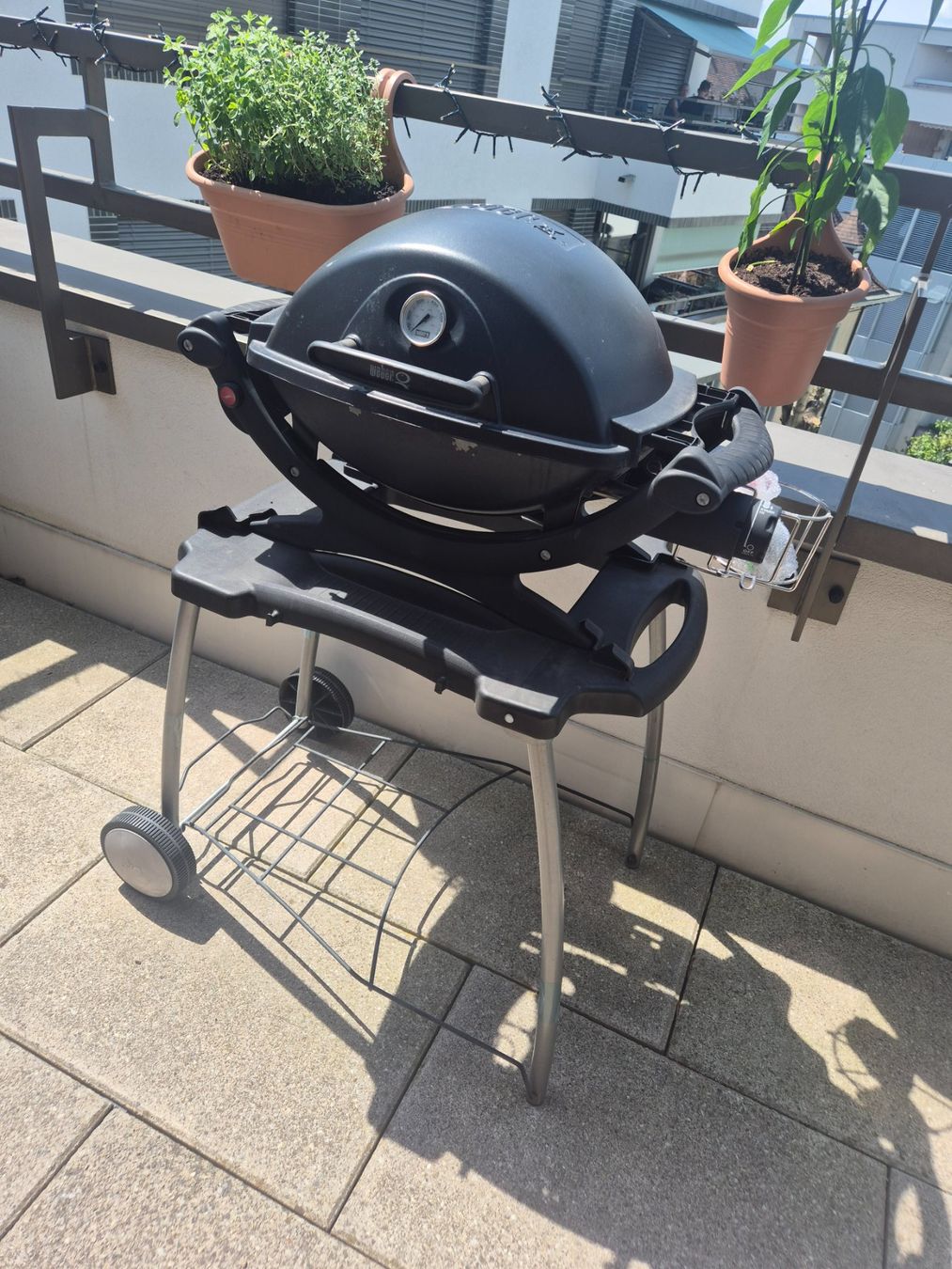 Weber Griglie: Weber Gasgrill Q1200 + Rollwagen + Abdeckung – Usato da Zürich venduto da Daniel_1983 3