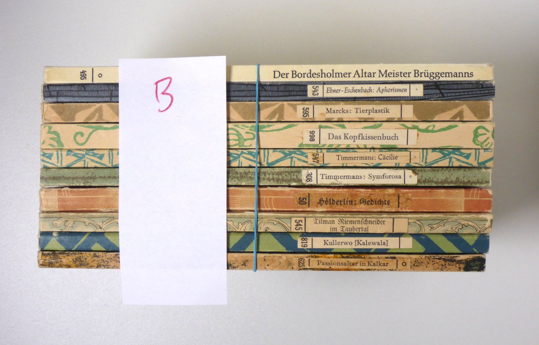 Libri: Konvolut, Sammlung: Insel-Bücherei 10 Titel B – Usato da Erschwil venduto da taglang