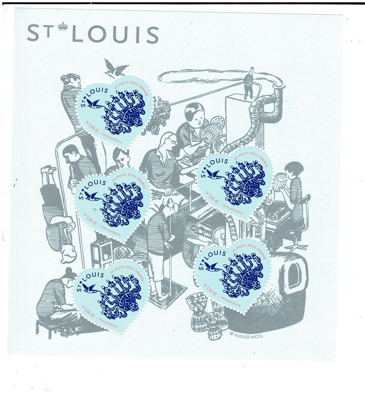 Tutti i francobolli: St. Louis 1 KB ** – Nuovo (secondo la descrizione) da Lausanne venduto da Whorvath