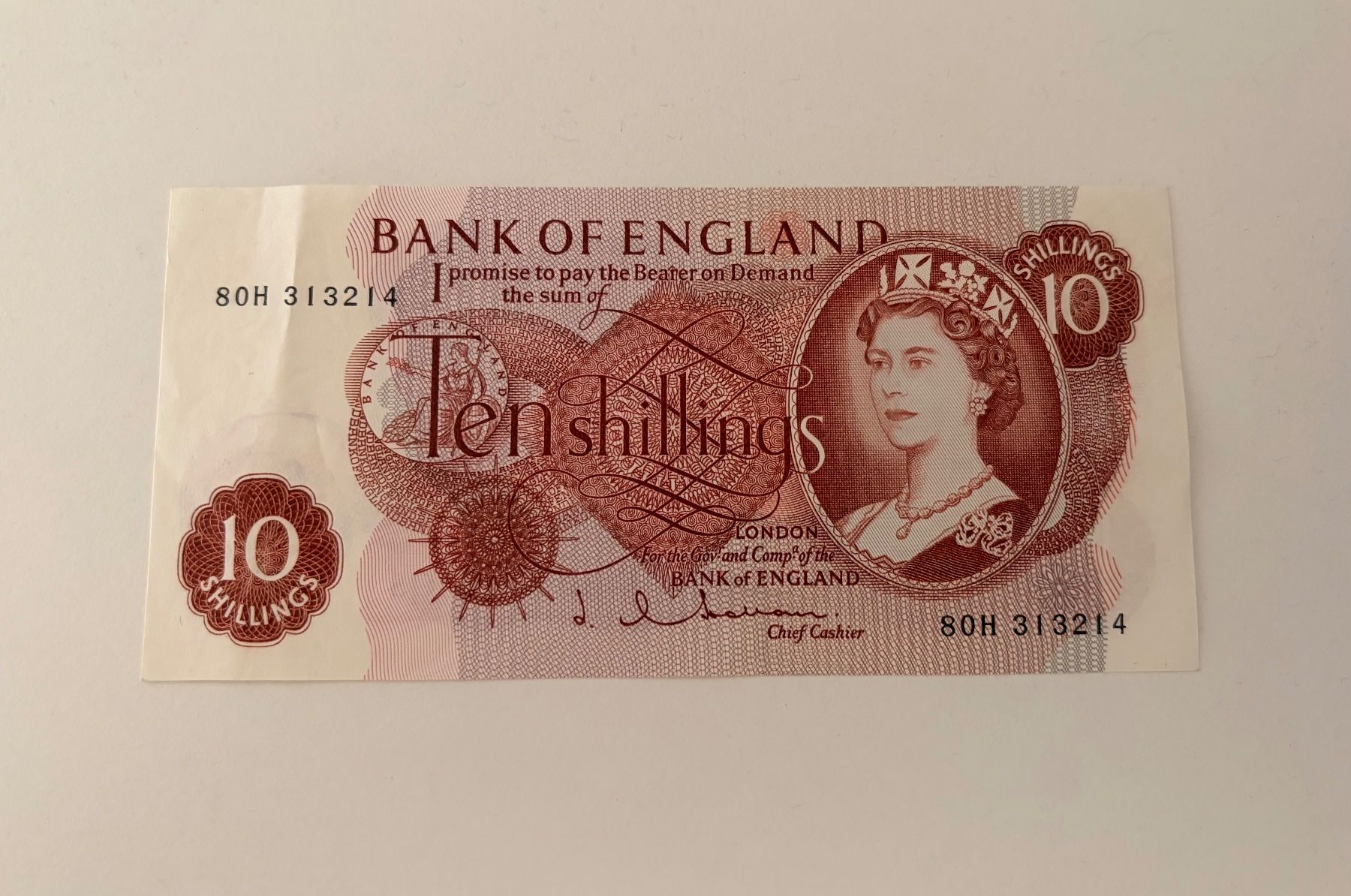 Billets de banque: Grossbritannien Ten Shilling – Neuf (Voir description) à Adliswil par 0ml4t