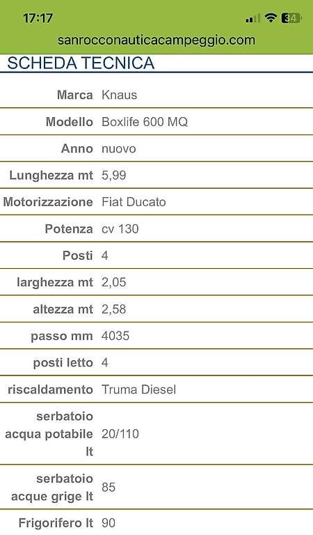 Knaus Veicoli da campeggio: Vendo Camper – Usato da Ascona venduto da fie_dpl6