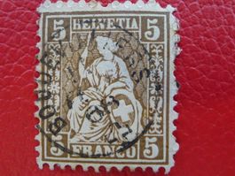 1868: Nr.30 Fingerhut-Stempel: BOUDEVILLIERS (NE) sauber