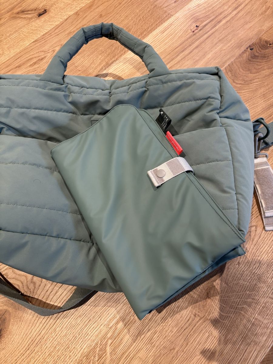 Borse & Zaini: Gesteppte Wickeltasche grün – Usato da Sutz venduto da charis1411 2