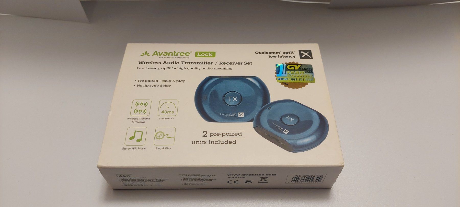 Unità & Adattatore: Avantree Lock, ensemble émetteur-récepteur Bluetooth – Usato da Chapelle-s-Moudon venduto da gerryp