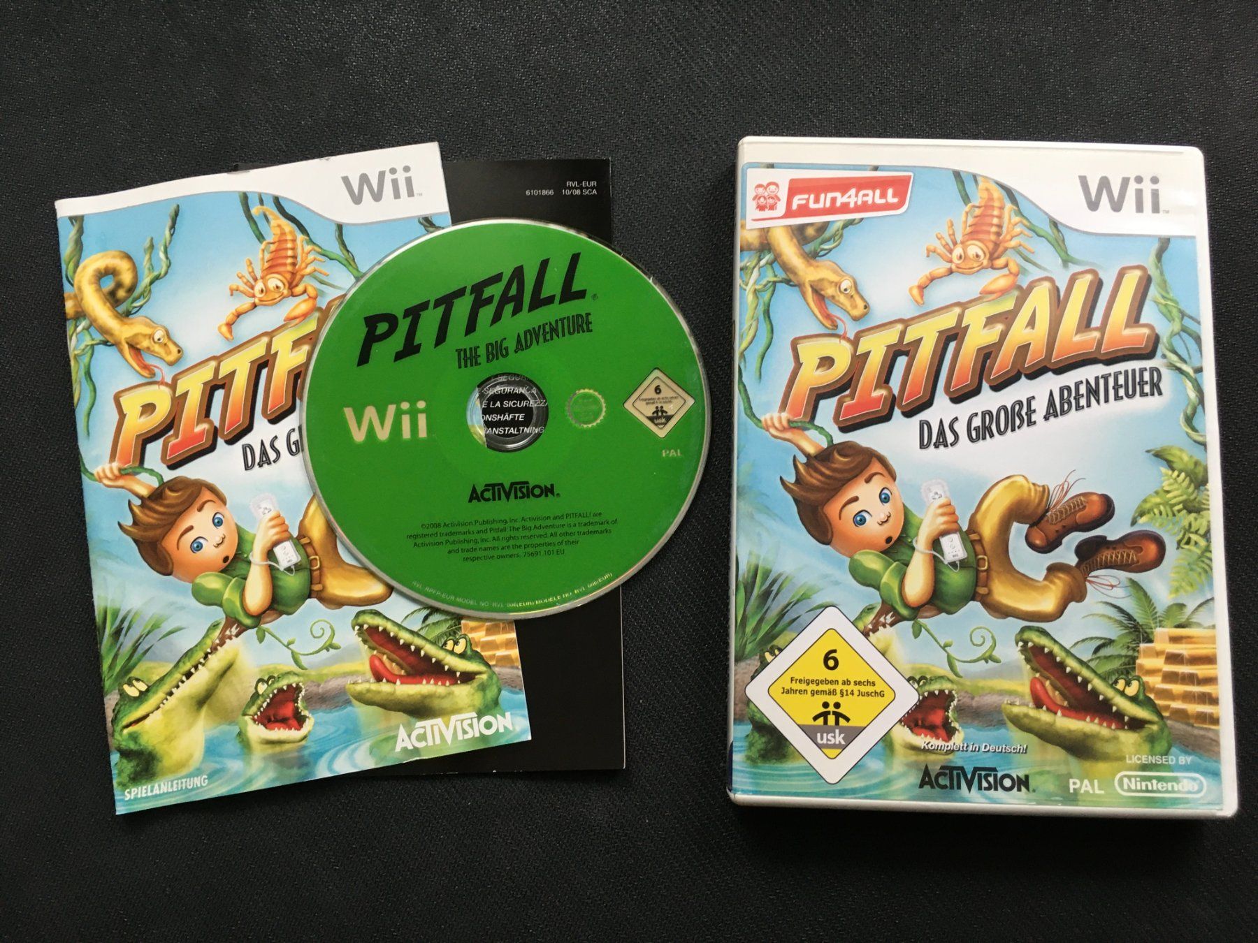 Nintendo Giochi: Pitfall: Das Grosse Abenteuer für Nintendo Wii – Usato da St.Gallen venduto da MedienJoe