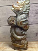 Wunderbarer Sardonyx Achat Chinesischer Drache 1.39kg