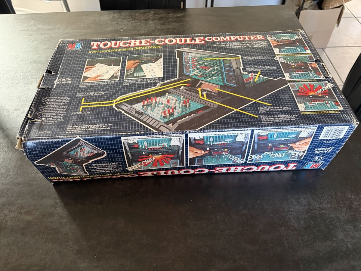 Giochi: 2 versions du Jeu Touche-Coulé Computer MB – Usato da Vallamand venduto da Bricbracbroc82 8