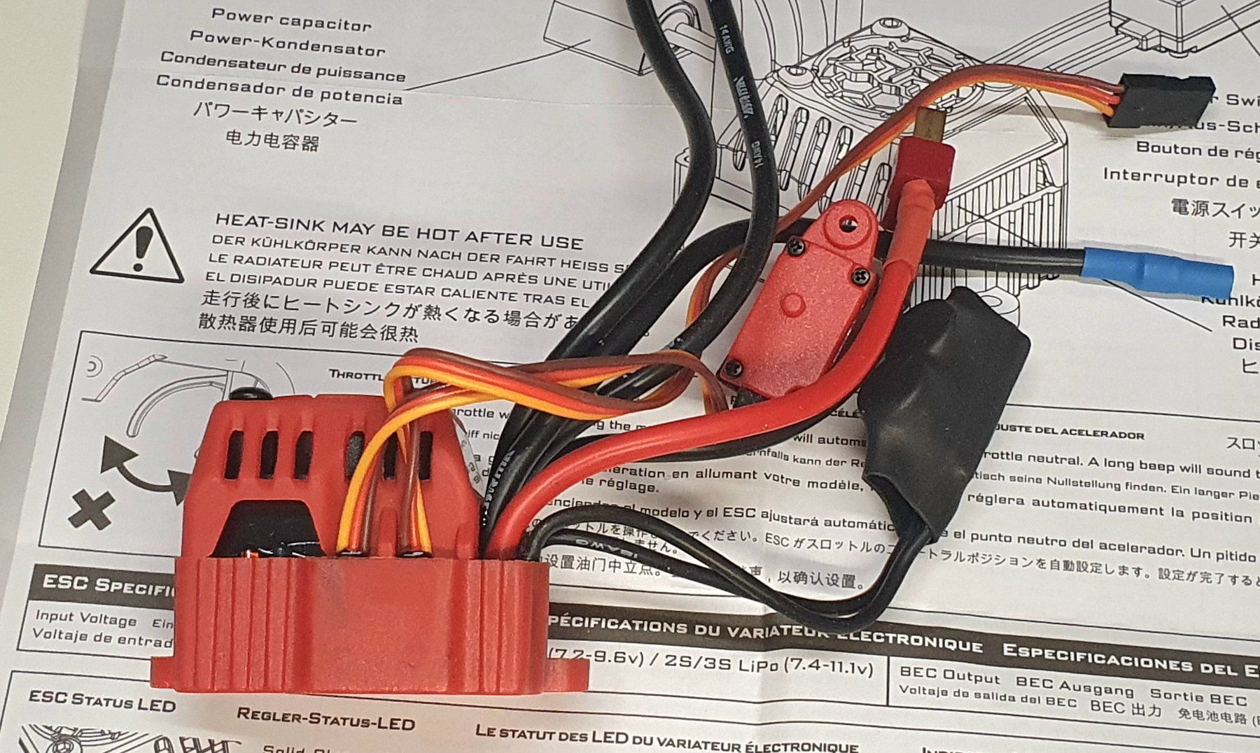 Arrma RC Modellbau: ARRMA BLX80 BRUSHLESS. 2S/3S ESC – Neu (gemäss Beschreibung) aus liestal von Traxxas.Summit- 3