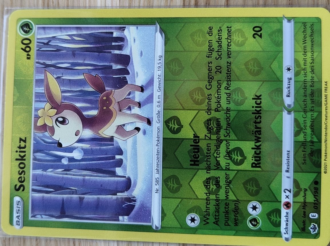 Pokémon Carte collezionabili: Pokemon Chilling Reign Reverse Holo – Usato da Zürich venduto da Slevin2710