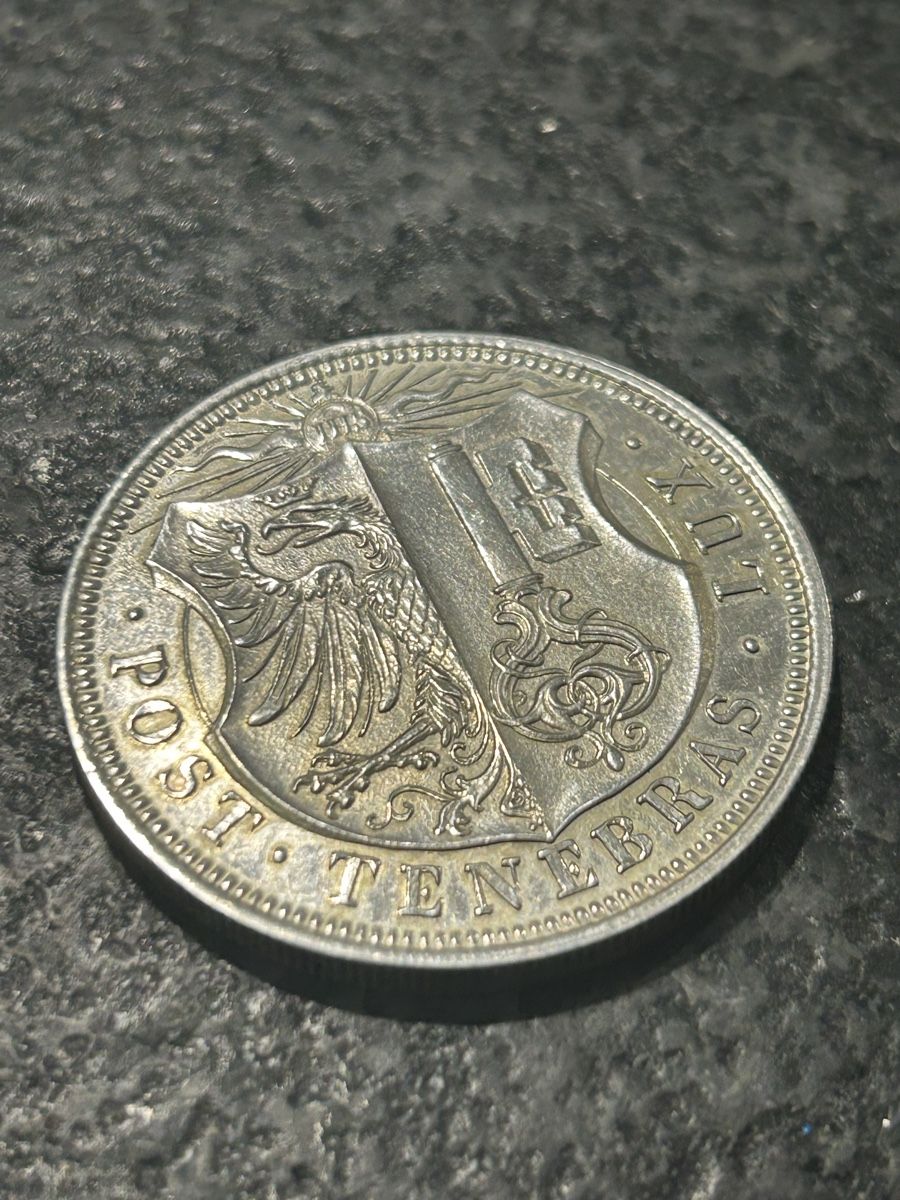 Tutti le monete: 5FR 1848 GENF silver/argent – Usato da Coppet venduto da VD-Antique 2