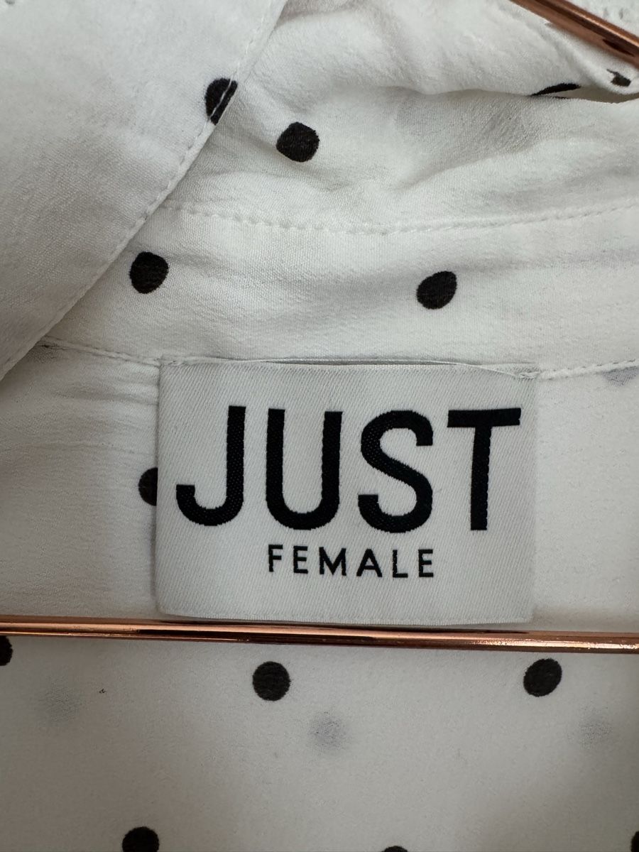 Camicette: JUST Female Bluse Punkte weiss – Usato da Zürich venduto da Zimtstern_92 2