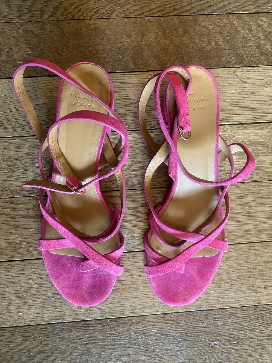 Sezane Damenschuhe: Sezane Sandalen Gr. 38 – Neu (gemäss Beschreibung) aus Basel von kar_6lxm