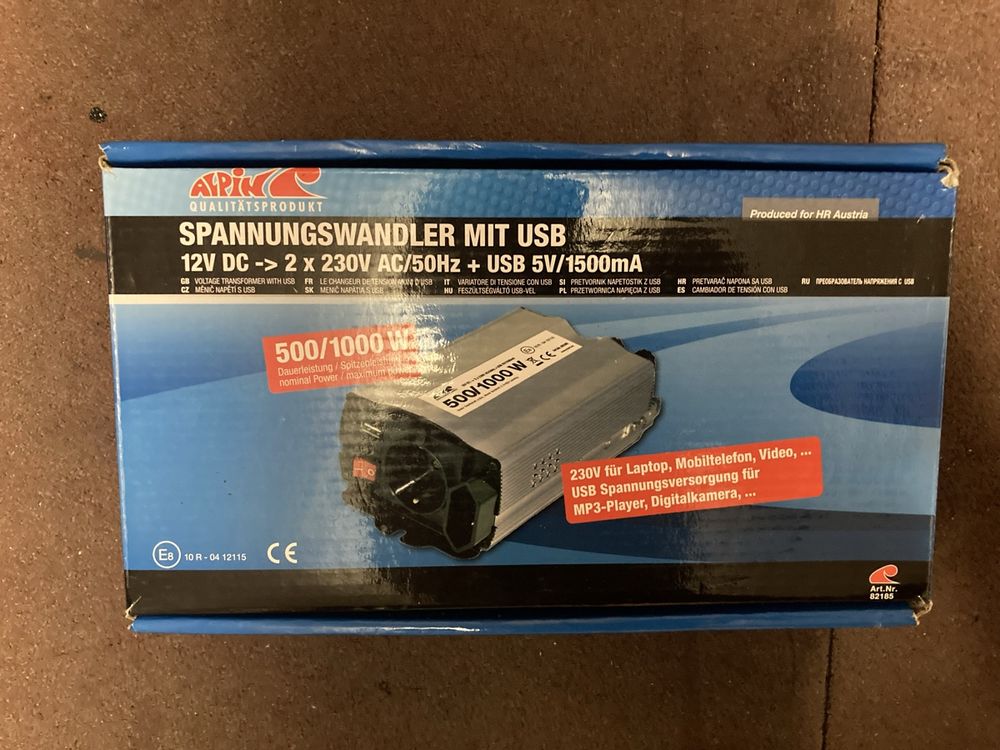 AC Master Wechselrichter 12/700 - 12V Batteriespannung Für Boot & Freizeit