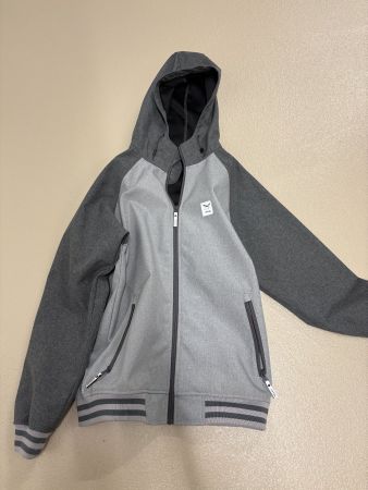 Iriedaily Softshell Jacke grau schwarz Grösse M gebraucht