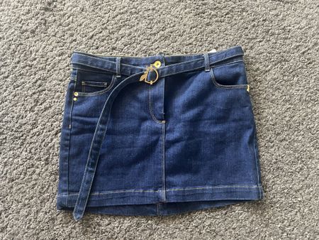 Premium Jeans Minirock von Patrizia Pepe, Grösse L, neuwerti